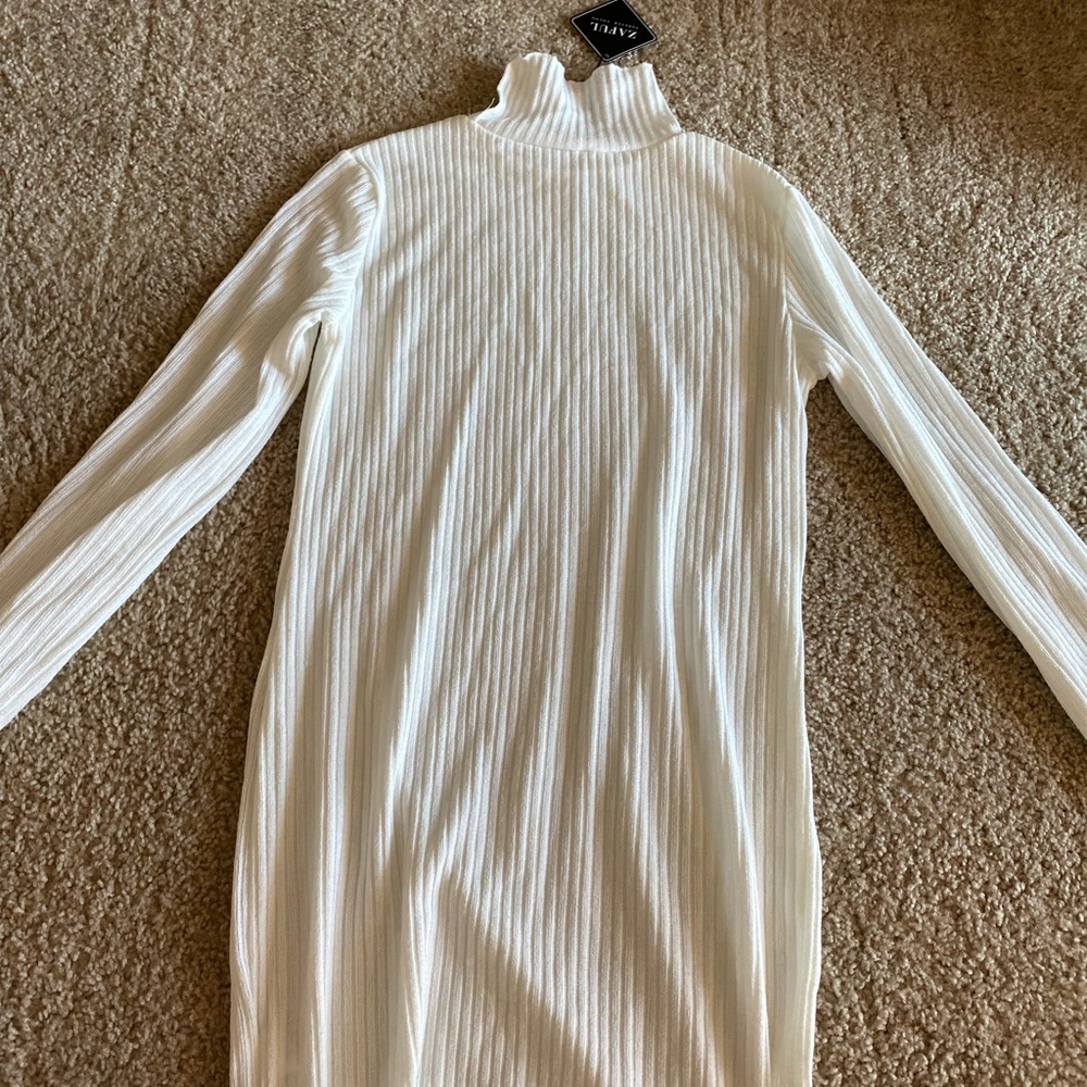 White Sweater Dress